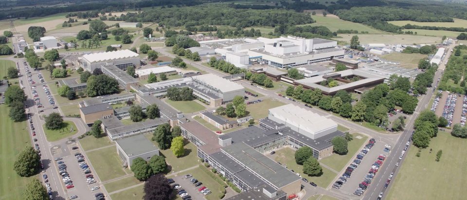 Aerial view of Culham Science Centre, Oxfordshire